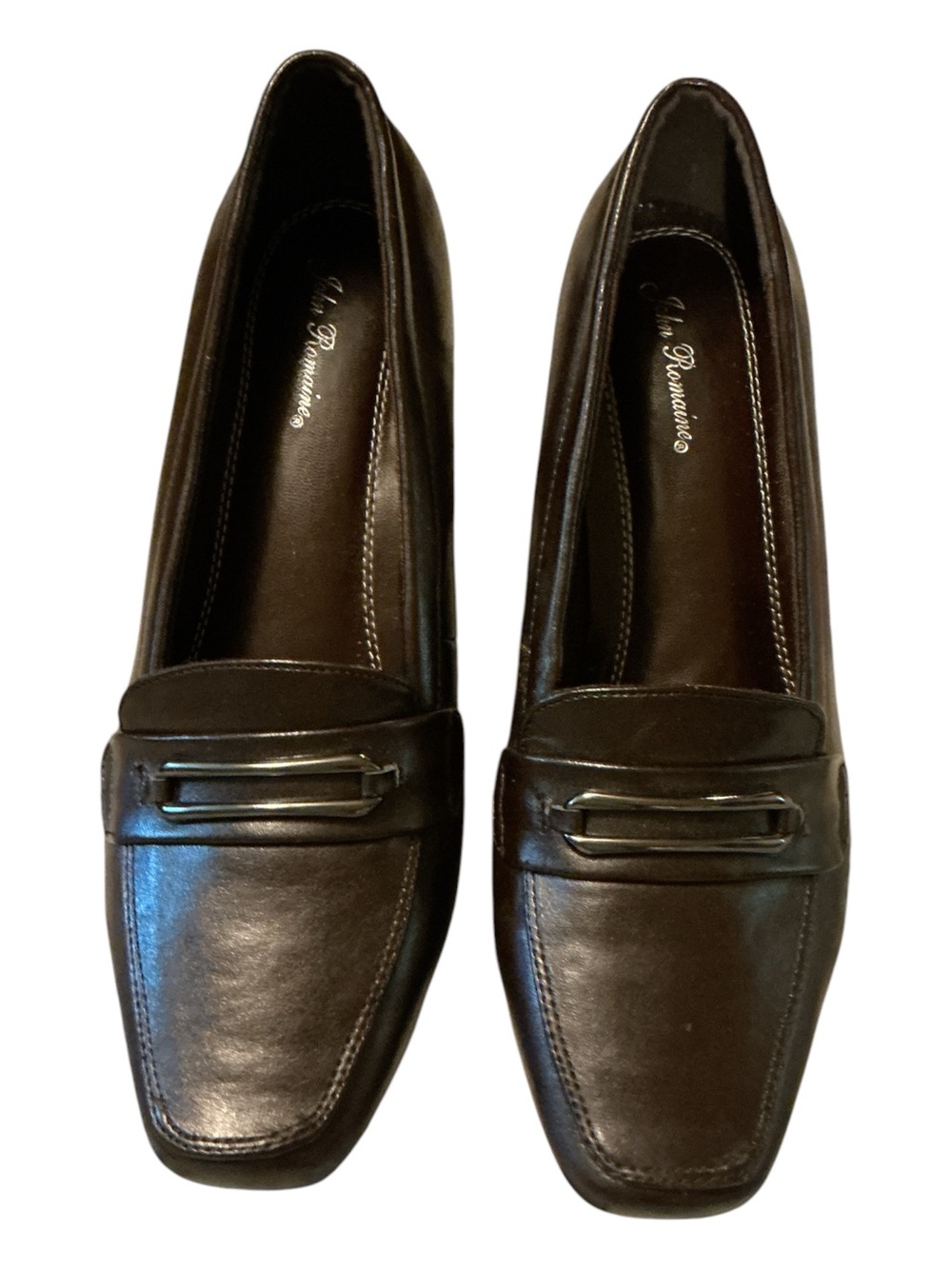 Brown Leather Loafers for Women